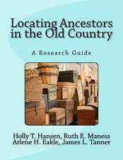 Locating Ancestors in the Old Country