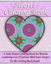 Hearts Coloring Book