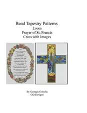 Bead Tapestry Patterns Loom Prayer of St. Francis and Cross with Images