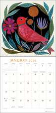 Feathered Friends 2026 Wall Calendar