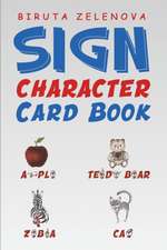 Sign Character Card Book