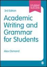 Academic Writing and Grammar for Students