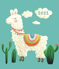 Fashion Diary Llama Square Pocket Diary 2021