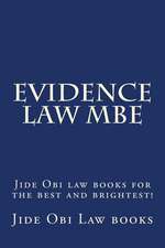 Evidence Law MBE