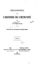 Philosophie de L'Histoire de L'Humanite