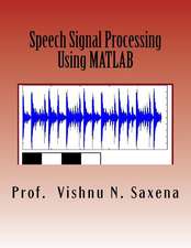 Speech Signal Processing