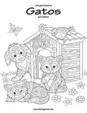 Livro Para Colorir de Gatos Para Adultos 1