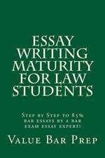 Essay Writing Maturity for Law Students