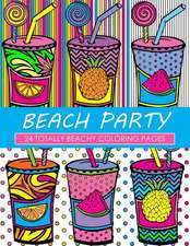 Beach Party Coloring Book