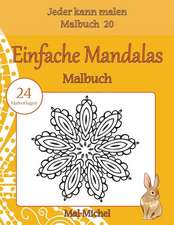 Einfache Mandalas Malbuch