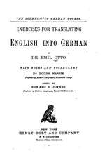 Exercises for Translating English Into German