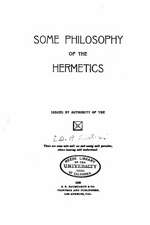 Some Philosophy of the Hermetics