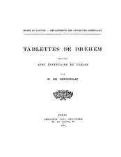 Tablettes de Drehem