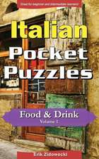 Italian Pocket Puzzles - Food & Drink - Volume 1