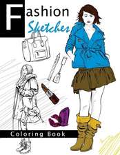 Fashion Sketches Coloring Book Volume 2