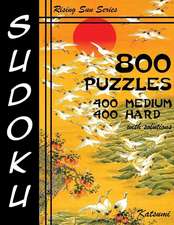 800 Sudoku Puzzles. 400 Medium & 400 Hard. with Solutions