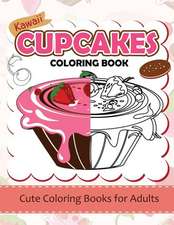 Kawaii Cupcake Coloring Book