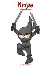 Ninjas Libro Para Colorear 1