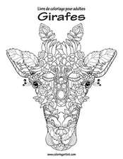 Livre de Coloriage Pour Adultes Girafes 1