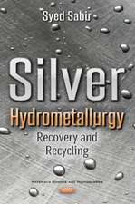 Silver Hydrometallurgy