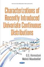 Characterizations of Recently Introduced Univariate Continuous Distributions