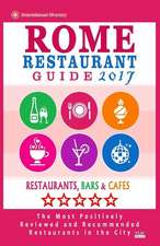 Rome Restaurant Guide 2017