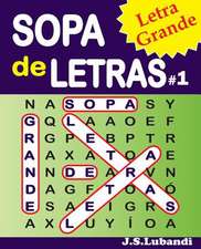 Sopa de Letras #1 (Letra Grande)