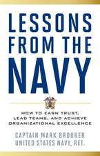 LESSONS FROM THE NAVYHOW TO ECB