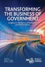 Transforming the Business of Government