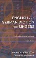 English and German Diction for Singers