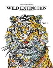 Wild Extinction Adult Coloring & Facts