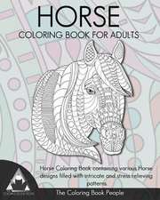 Horse Coloring Book for Adults