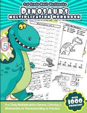 3rd Grade Math Workbooks Dinosaurs Multiplication Workbook
