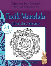 Facili Mandala Libro Da Colorare