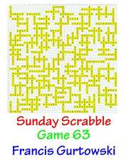 Sunday Scrabble Game 63