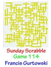 Sunday Scrabble Game 114