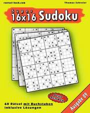 16x16 Super-Sudoku Mit Buchstaben 09