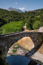 San Michele Medieval Bridge Piazza Al Serchio Tuscany Italy Journal