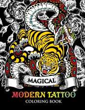 Modren Tattoo Coloring Book