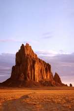 Shiprock at Sunset on the Navajo Nation New Mexico Journal