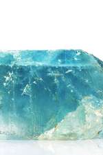 Natural Blue Topaz Gemstone Crystal Journal