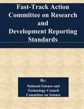 Fast-Track Action Committee on Research and Development Reporting Standards