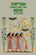 Egyptian Women Child Owl Memo Notebook