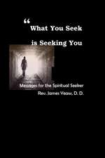 What You Seek Is Seeking You