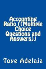 Accounting Ratio (Multiple Choice Questions and Answers)