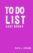 To Do List Easy Book4