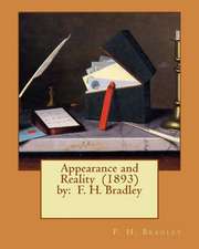 Appearance and Reality (1893) by