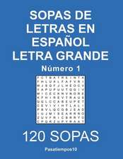 Sopas de Letras En Espanol Letra Grande - N. 1