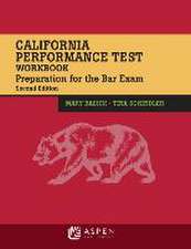 California Performance Test Workbook