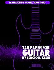 Tab Paper for Guitar